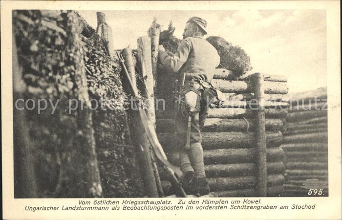 Kowel Ukraine Ungarischer Landsturmmann Schuetzengraben Stochod