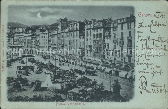 Genova Genua Liguria Piazza Caricamento