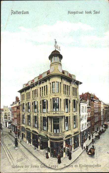 Rotterdam Hoogstraat hoek Spui