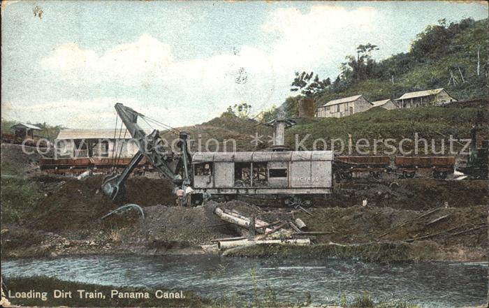 Panama Loading Dirt Train