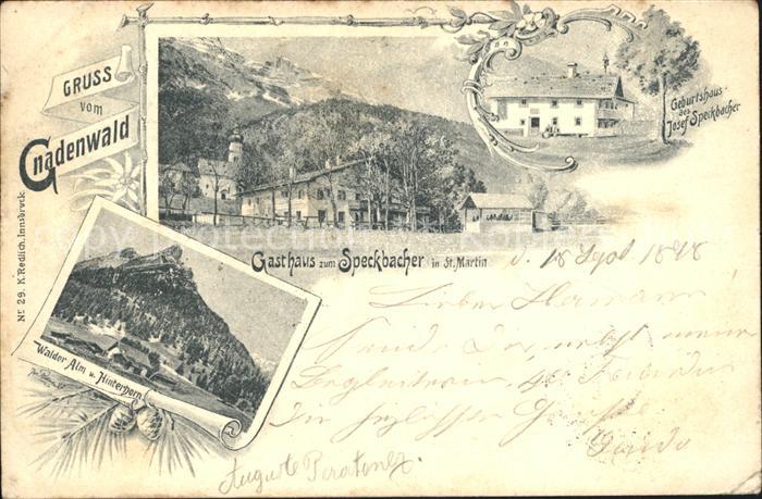 Gnadenberg Allgaeu Gasthaus Speckbacher