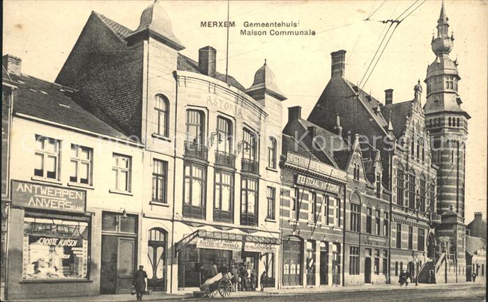 Merxem Gemeentehuis Maison Communale