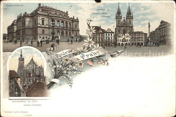 Praha Prahy Prague Rudolfinum