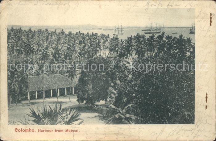 Colombo Ceylon Sri Lanka Harbour Mutwal