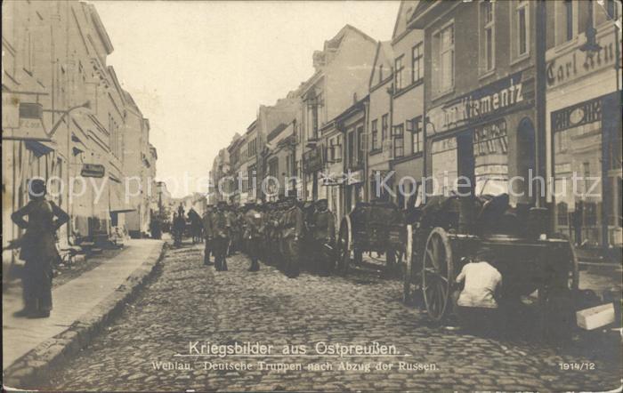 Wehlau Ostpreussen Deutsche Truppen