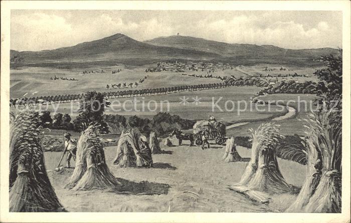 Niddatal Taunus Dachsberg Berkersheim Heuernte