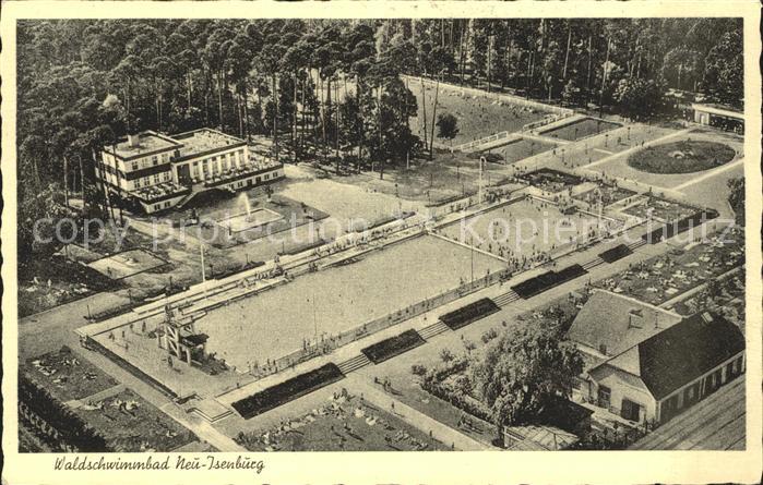 Neu-Isenburg Waldschwimmbad Fliegeraufnahme