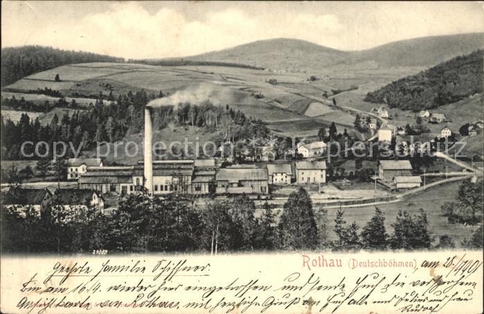 Rothau Rotava Ortsansicht