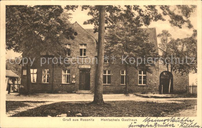 Rossnitz Wlostowice  Hentschels Gasthaus