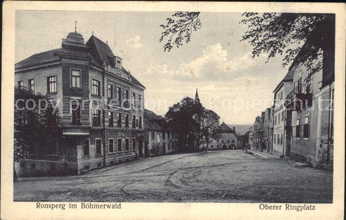 Ronsperg Pobezovice Oberer Ringplatz