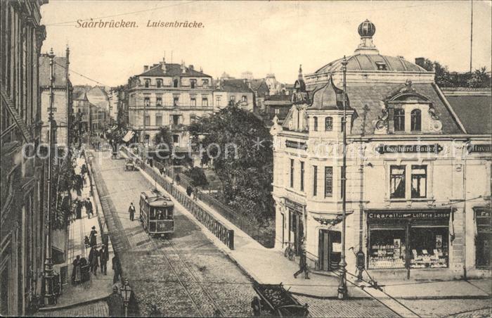 Saarbruecken Luisenbruecke Strassenbahn