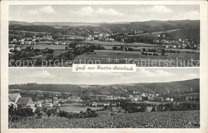 Weierbach Idar-Oberstein Martin-Weierbach Bahnpost-Stempel