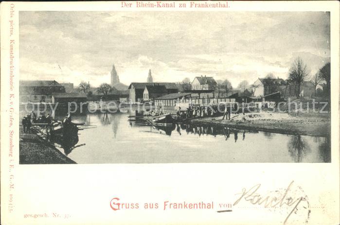 Frankenthal Pfalz Rhein-Kanal