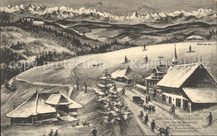 Schlechtbach Schopfheim Gasthaus-Pension zum Auerhahn