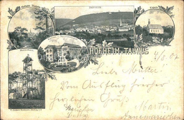 Hofheim Taunus Kurhaus-Nervenheilanstalt Meisterturm Kapelle