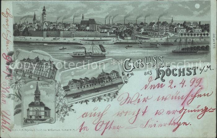 Hoechst Main Realprogymnasium Bolongaro Evangelische Kirche