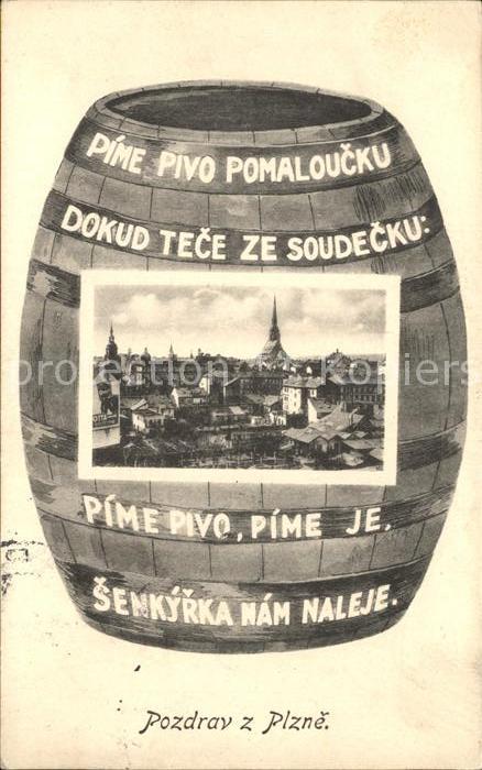 Plzen Pilsen Bierfass