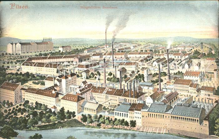 Pilsen Plzen Czechia Buergerliches Braeuhaus