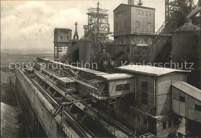 Borbeck Essen Hochofenwerk Hochbunker Hochoefen Friedrich Krupp Aktiengesellscha