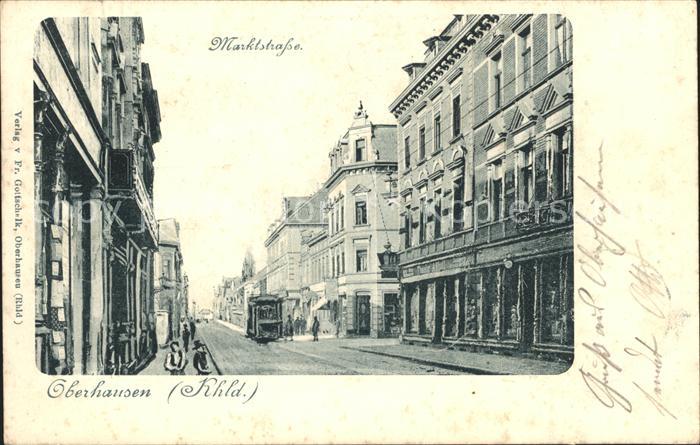 Oberhausen Marktstrasse Strassenbahn