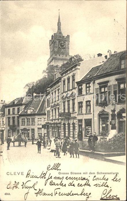 Cleve Kleve Grosse Strasse Schwanenturm