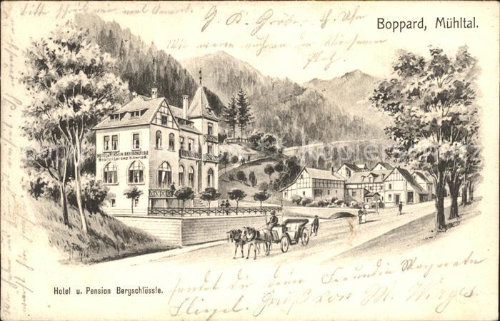 Boppard Rhein Muehltal Hotel-Pension Bergschloessle