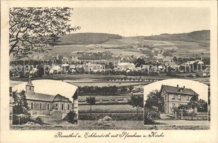 Romsthal Eckhardroth Pfarrhaus Kirche