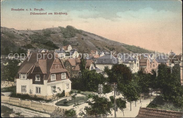 Bensheim Bergstrasse Villenviertel am Kirchberg