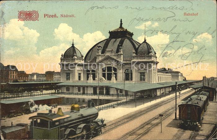 Plzen Pilsen Nadrazi Bahnhof
