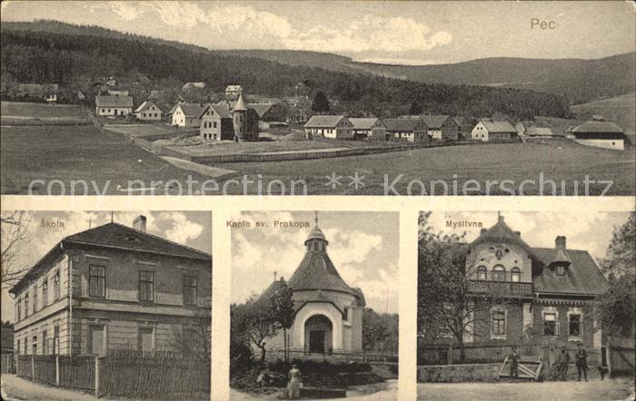 Pec pod Snezkou Skola Kaple sv. Prokopa Myslivna