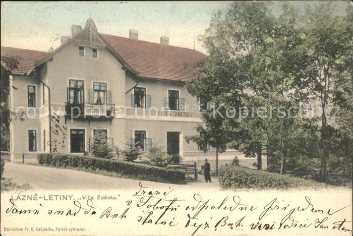 Lazne Letiny Bad Lettin Villa Zdenka