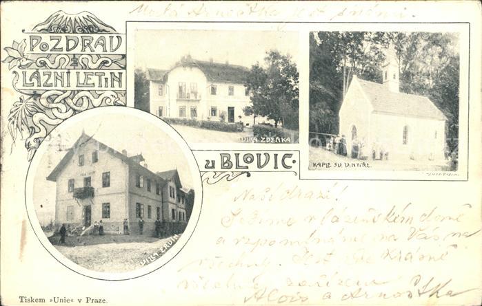 Lazne Letiny Bad Lettin Villa Zdenka Villa Ervin Kaple