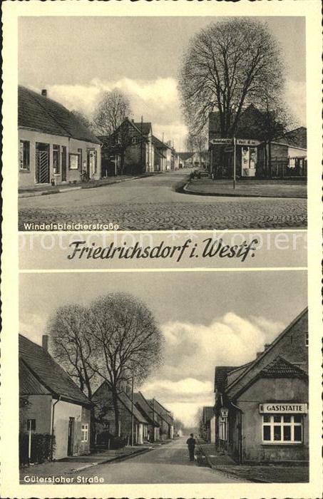 Friedrichsdorf Westfalen Windelsbleicherstrasse Guetersloher-Strasse
