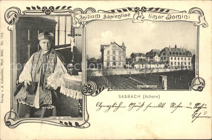 Sasbach Achern Praelat Dr. Lender Institut Lender