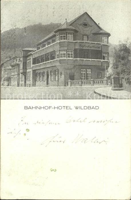 Wildbad Schwarzwald Bahnhof-Hotel