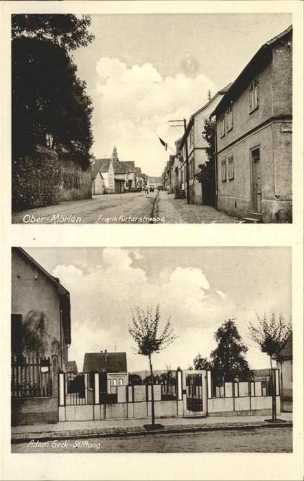 Ober-Moerlen Frankfurterstrasse Adam-Geck-Stiftung