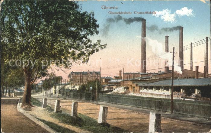 Gleiwitz Gliwice Oberschlesische Chamottfabrik
