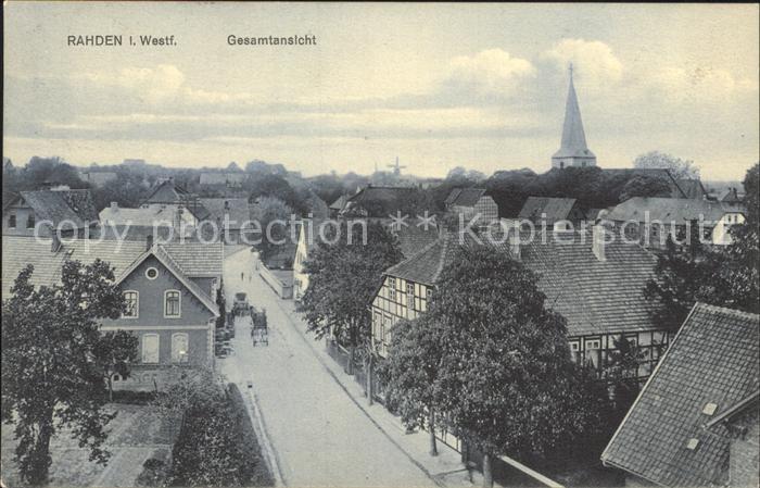 Rahden Westfalen Gesamtansicht