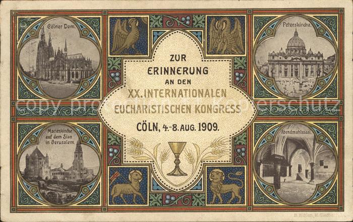 Koeln Rhein XX. Internationaler Eucharistischer Kongress