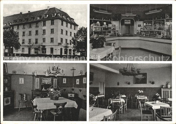 Freiburg Breisgau Baeckerei-Konditorei-Cafe Franz Uslaender
