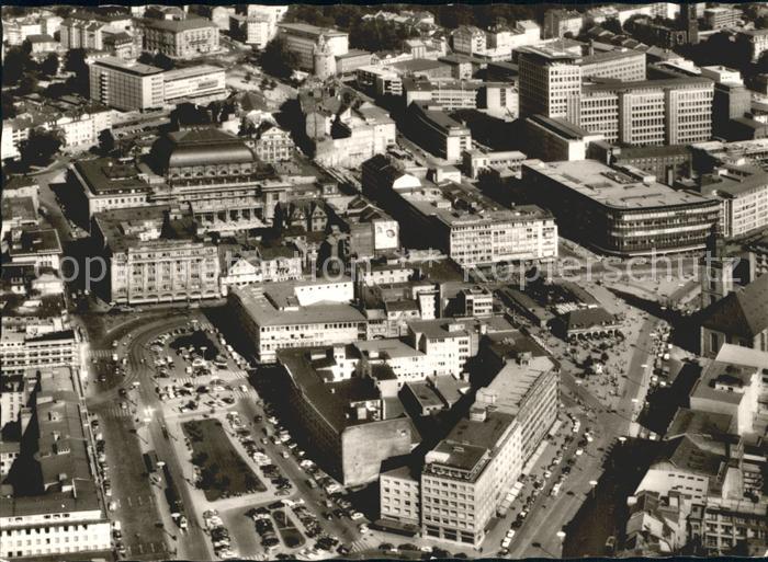 Frankfurt Main Fliegeraufnahme Innenstadt