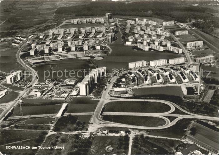 Schwalbach Taunus Limes Fliegeraufnahme