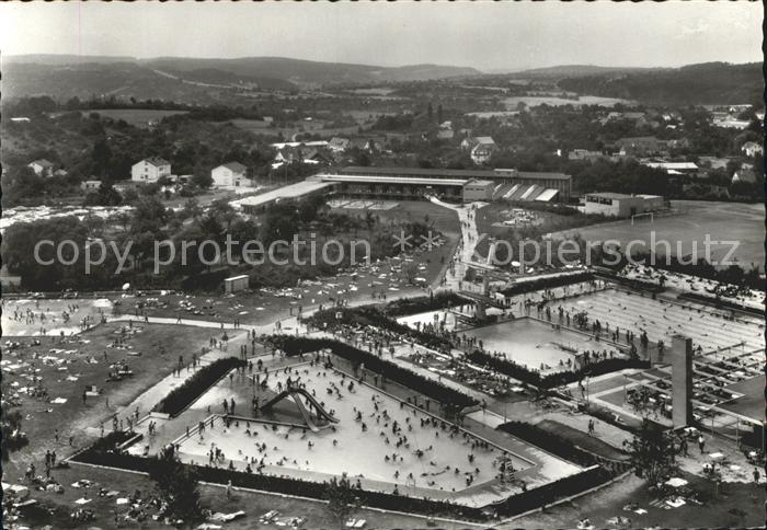 Pforzheim Fliegeraufnahme Hoehenfreibad Wartberg