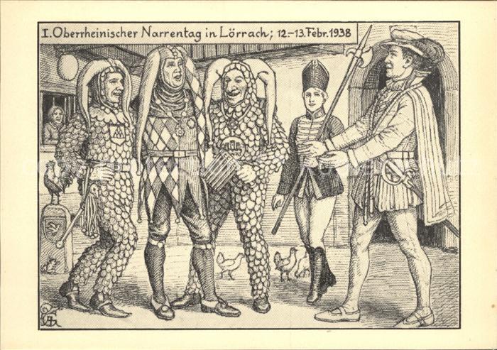 Loerrach Fasnacht I. Oberrheinischer Narrentag