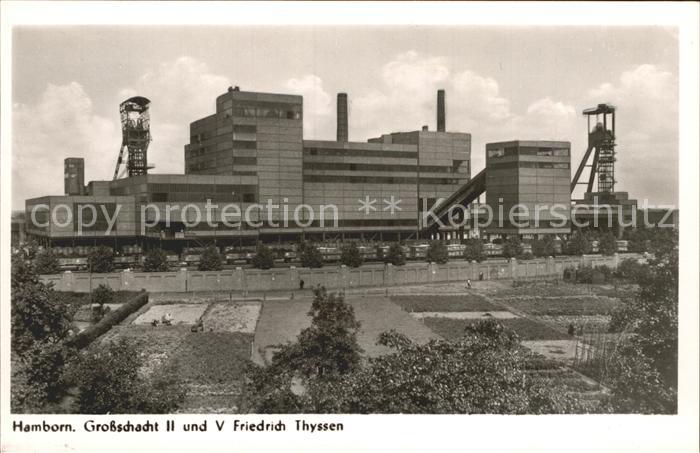 Hamborn Grossschacht II und V Friedrich Thyssen