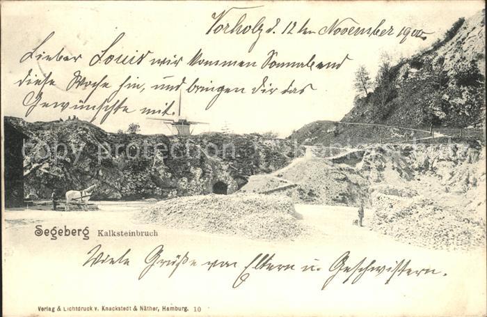 Segeberg Bad Kalksteinbruch