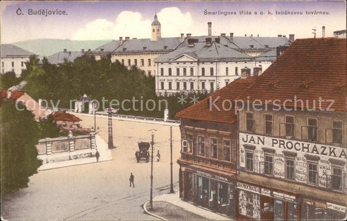 Budejovice Smerlingova trida s.c.k. tabákovou tová