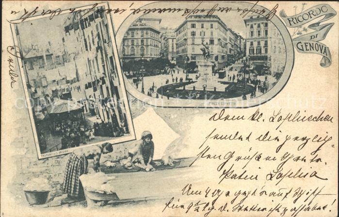 Genova Genua Liguria Piazza Corvetto