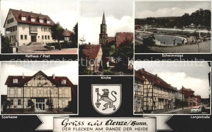 Clenze Schwimmbad Rathaus Post Sparkasse