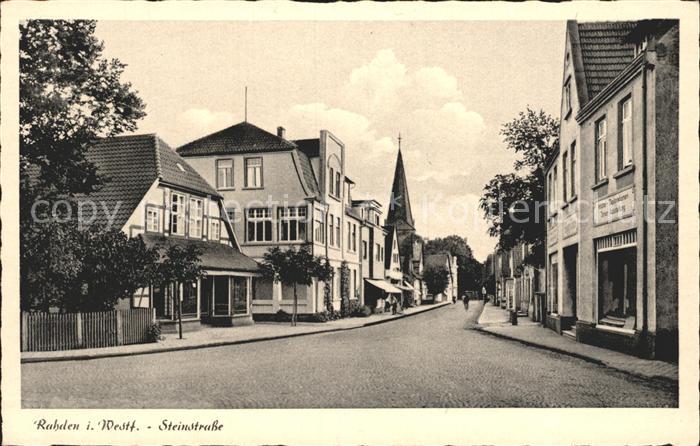 Rahden Westfalen Steinstrasse